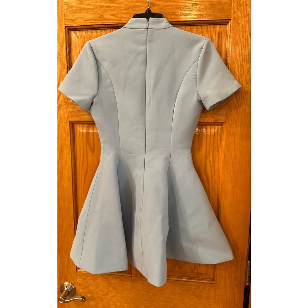 Bardot Zephyra Soft Blue Collar Mini Dress - Size 4 (NEW with tags) - Picture 8 of 8